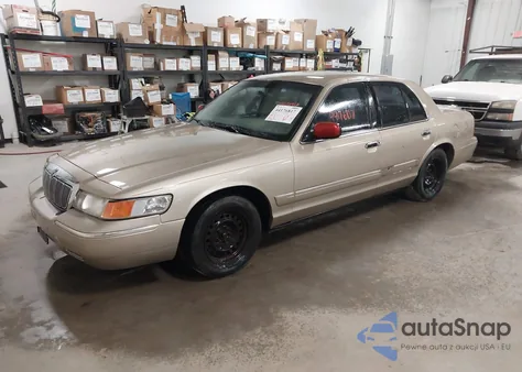 2000 Mercury Grand Marquis Gs из США, поврежденный, VIN 2MEFM74W1YX717217